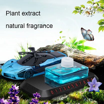 Odorizant solar pentru mașină cu placă de telefon — Confort și Siguranță la Drum