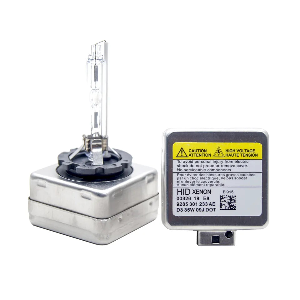 Set 2 becuri xenon D3S 6000K 35W SuperVision +200% — Confort și Siguranță la Drum