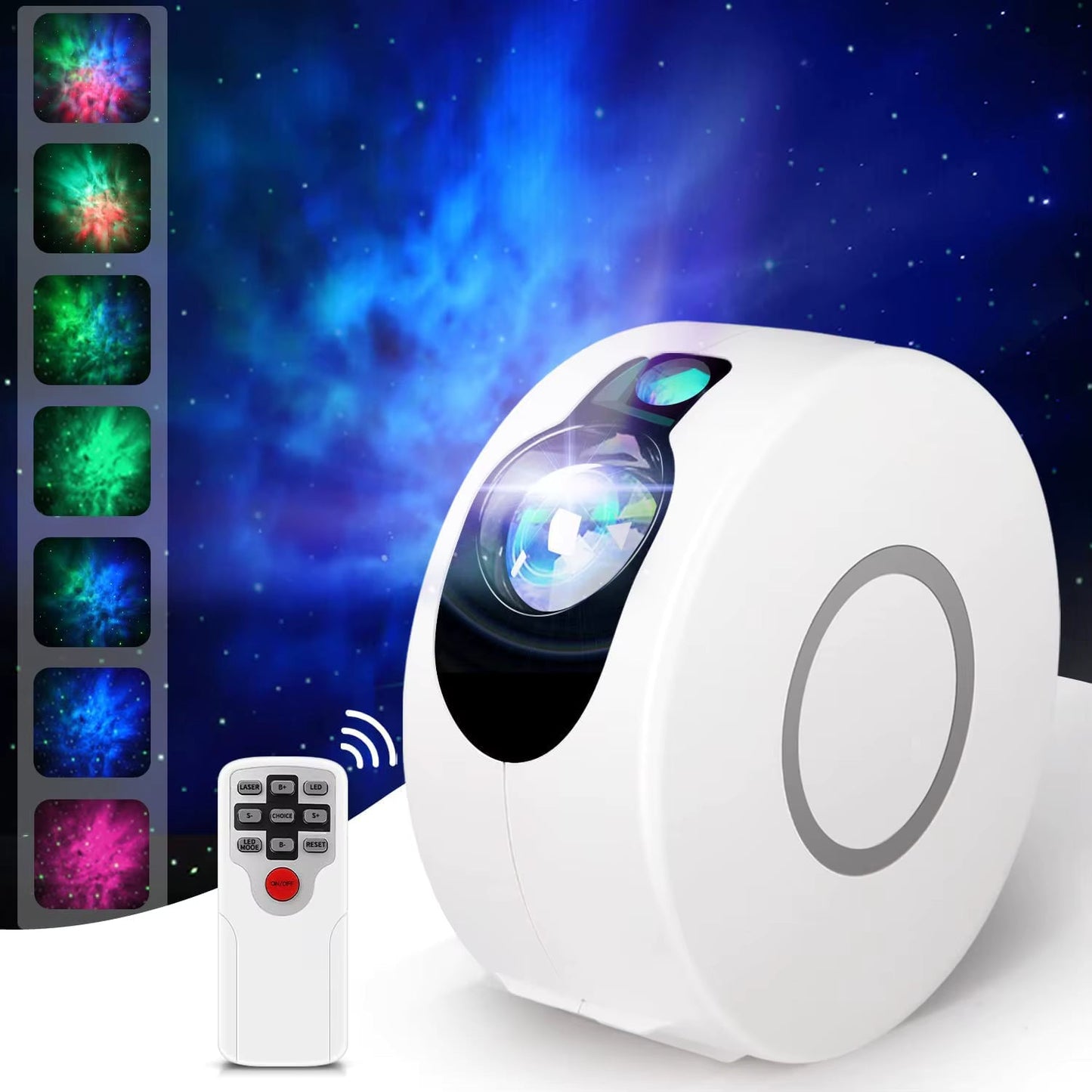 Proiector de LED 3D Aurora — Util Pentru Familie și Copii