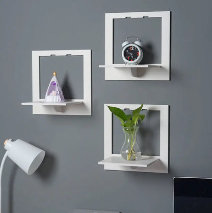 Set 3 rafturi decorative in forma de hexagon — Confort Practic Pentru Casa Ta