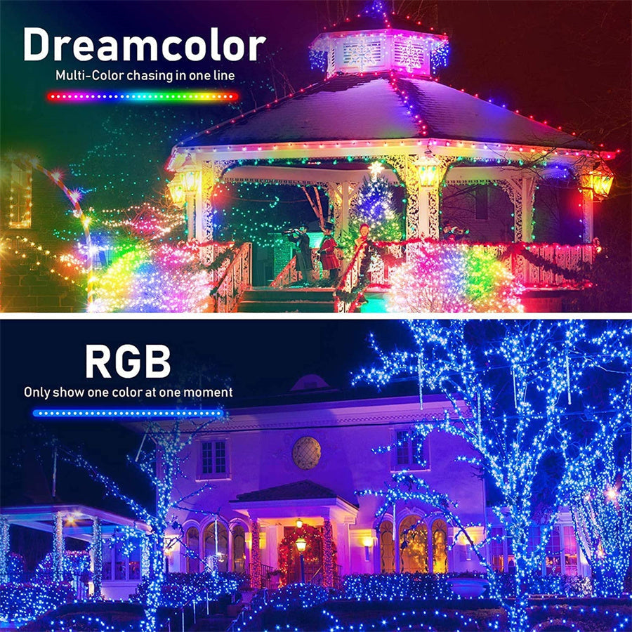 Instalatie Craciun Led-uri RGB USB — Ambient Modern Pentru Acasă
