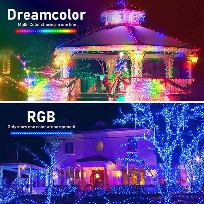 Instalatie Craciun Led-uri RGB USB — Ambient Modern Pentru Acasă