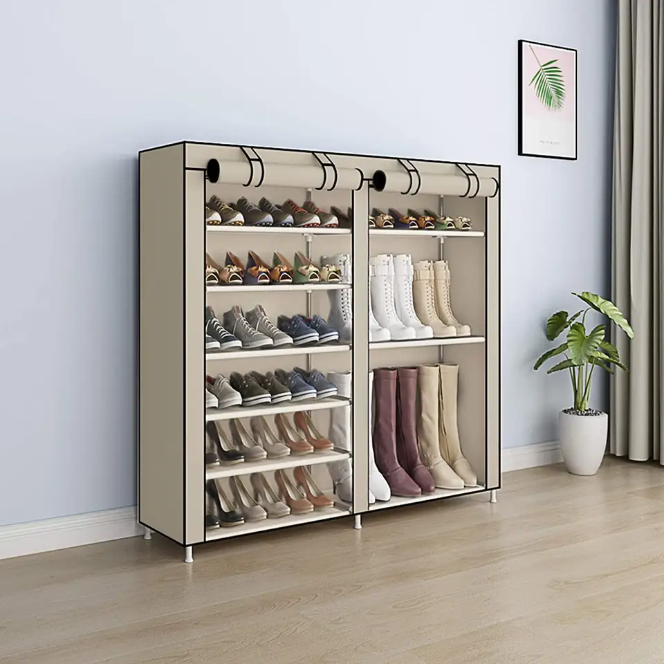 Dulap dublu textil pentru incaltaminte 118 x 30 x 120 — Confort Practic Pentru Casa Ta