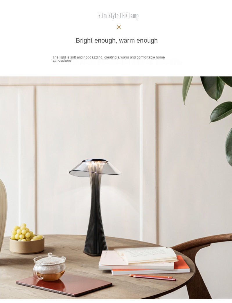 Lampa de masa LED cu touch incarcare USB — Ambient Modern Pentru Acasă