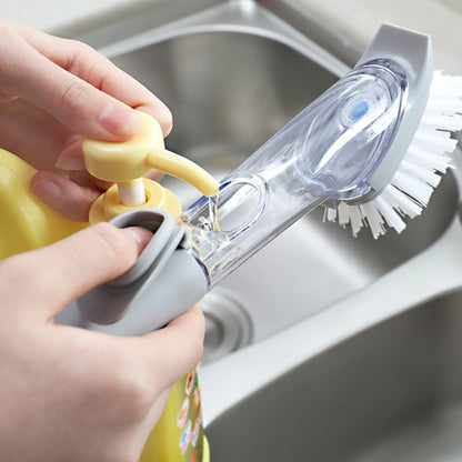 Perie vase cu maner si rezervor pentru detergent — Mai Mult Confort în Bucătărie