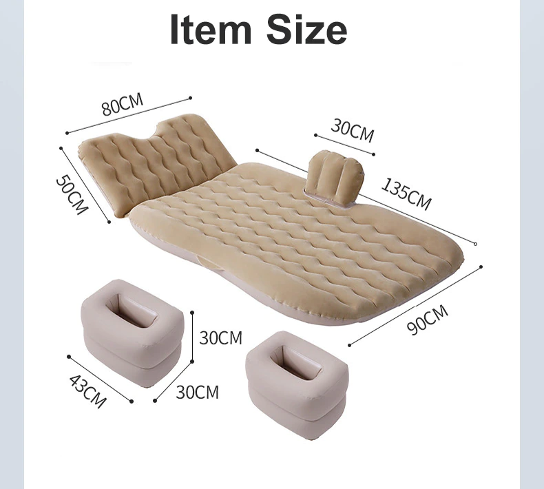 Saltea auto gonflabila premium pentru masina Travel Bed 90 x — Confort și Siguranță la Drum