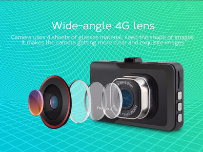 Camera auto DVR 1080P Full HD display 3 inch — Control și Siguranță Zi de Zi