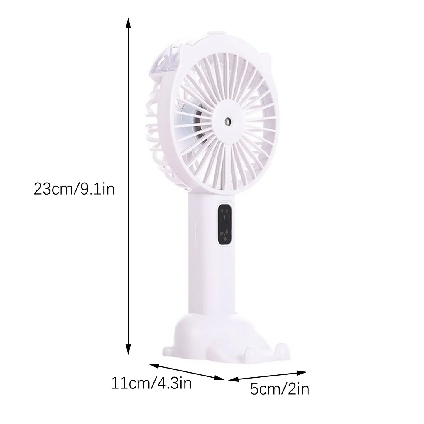 Mini ventilator de birou cu pulverizare apa — Utilitate Smart Zi de Zi