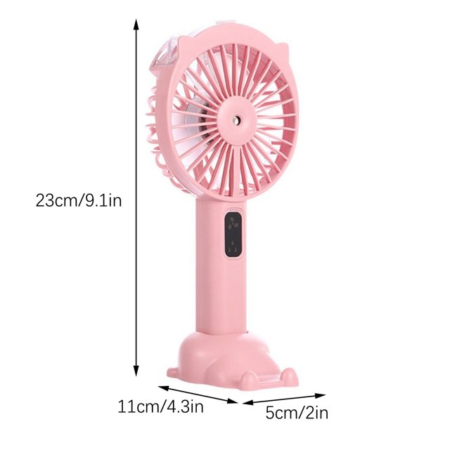 Mini ventilator de birou cu pulverizare apa — Utilitate Smart Zi de Zi