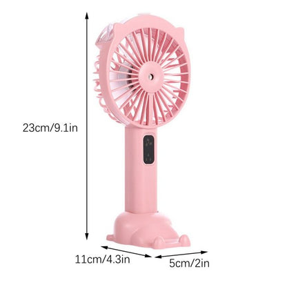 Mini ventilator de birou cu pulverizare apa — Utilitate Smart Zi de Zi