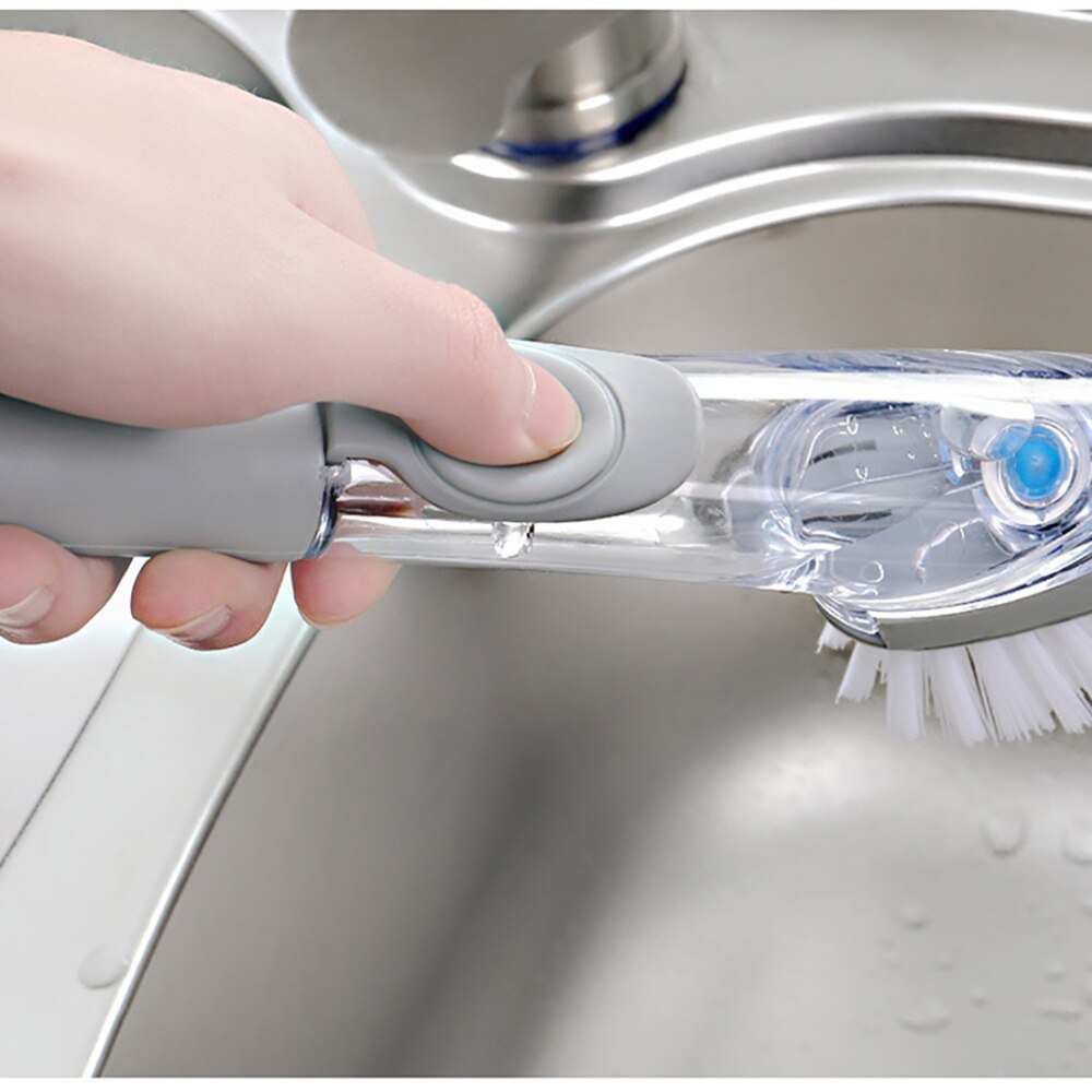 Perie vase cu maner si rezervor pentru detergent — Mai Mult Confort în Bucătărie