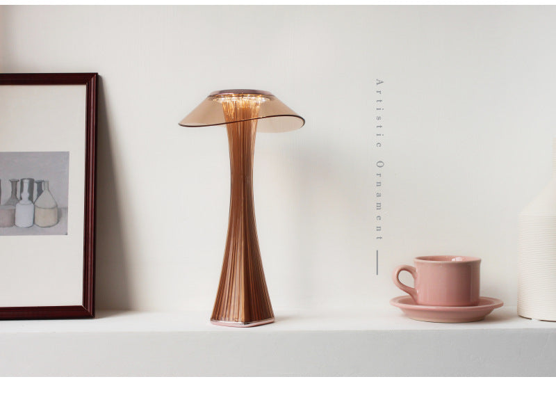 Lampa de masa LED cu touch incarcare USB — Ambient Modern Pentru Acasă