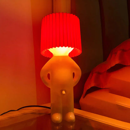Lampa de birou „Little Shy Man” – Design creativ cu — Ambient Modern Pentru Acasă