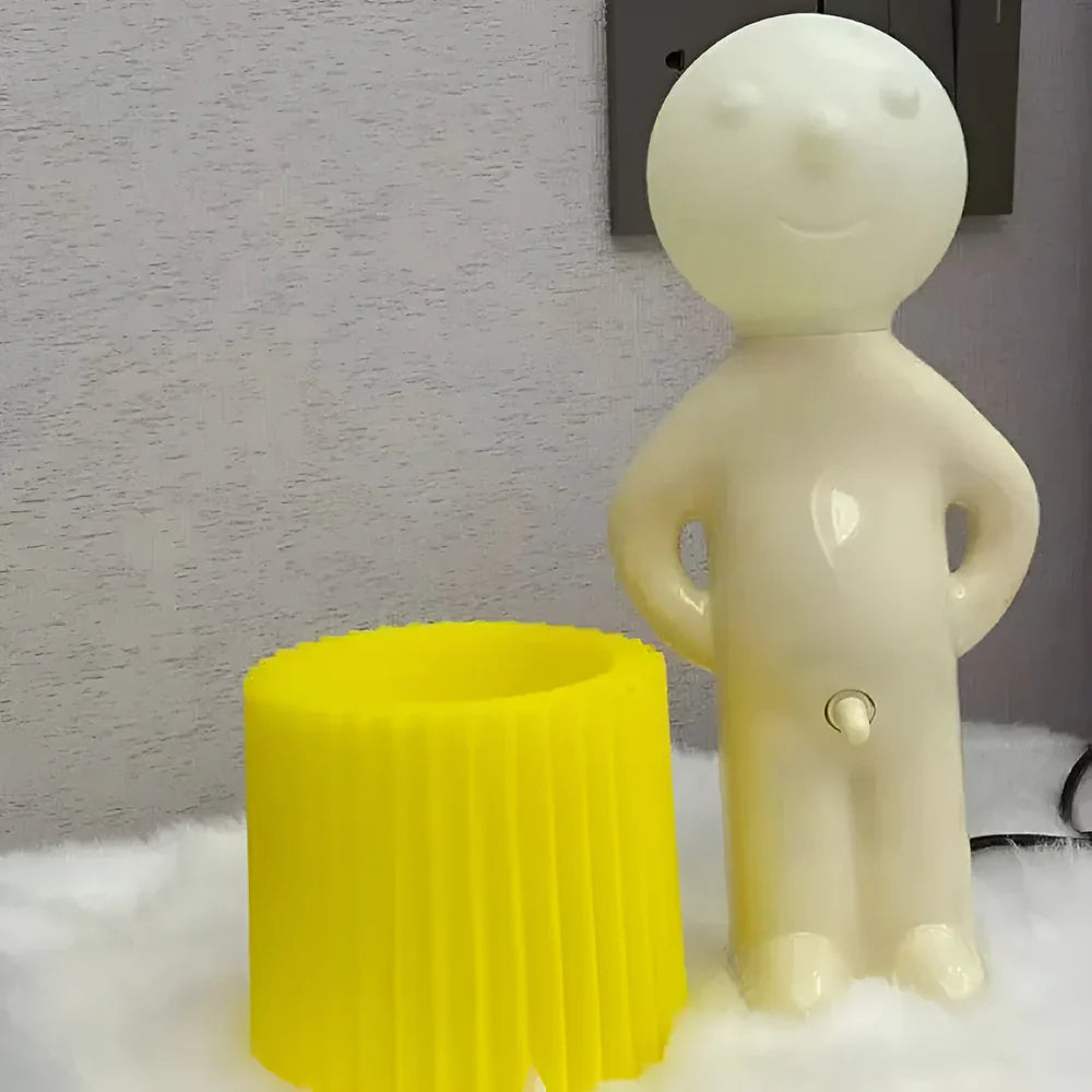 Lampa de birou „Little Shy Man” – Design creativ cu — Ambient Modern Pentru Acasă