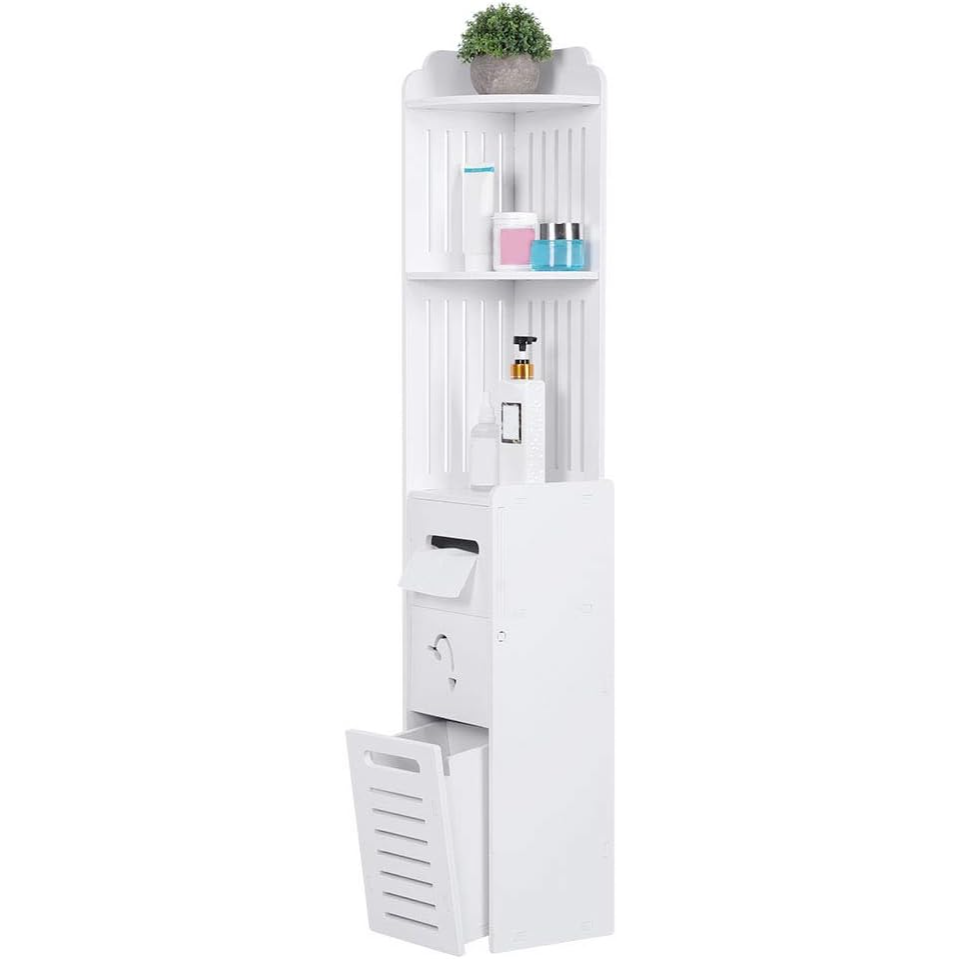 Dulap vertical pentru baie 2 sertare 120 x 20 x — Confort Practic Pentru Casa Ta