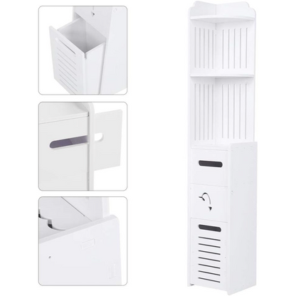 Dulap vertical pentru baie 2 sertare 120 x 20 x — Confort Practic Pentru Casa Ta
