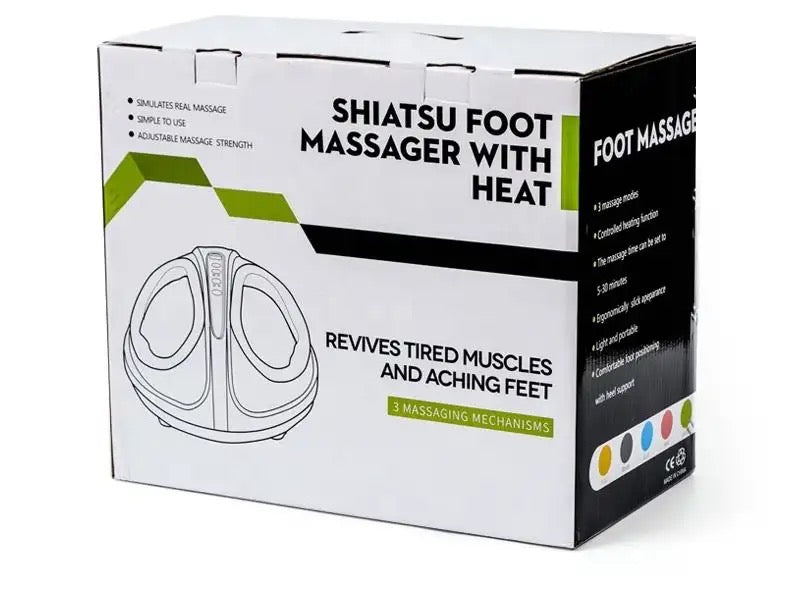 Aparat de masaj Shiatsu pentru picioare afisaj LED — Confort Personal Zi de Zi