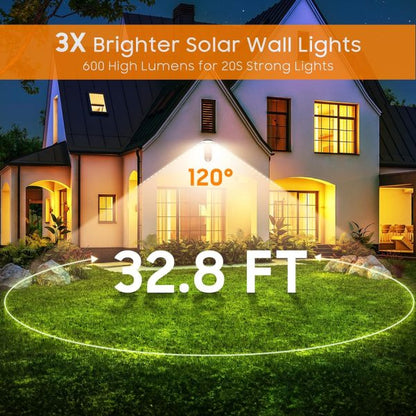 Lampă Solară LED Pliabilă cu Senzor de Mișcare, 600LM, IP65, pentru Perete, Alei și Curte, CLS-IL004