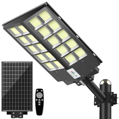Lampă Solară 1000W cu Panou Monocristalin, 800 LED-uri, Telecomandă IP65, CLS-IL018