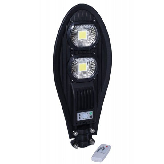 Lampă Solară 100W cu Senzor de Mișcare și Telecomandă, IP65, Q-18D032