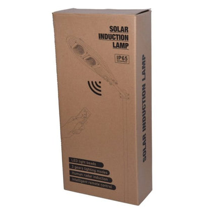 Lampă Solară 100W cu Senzor de Mișcare și Telecomandă, IP65, Q-18D032