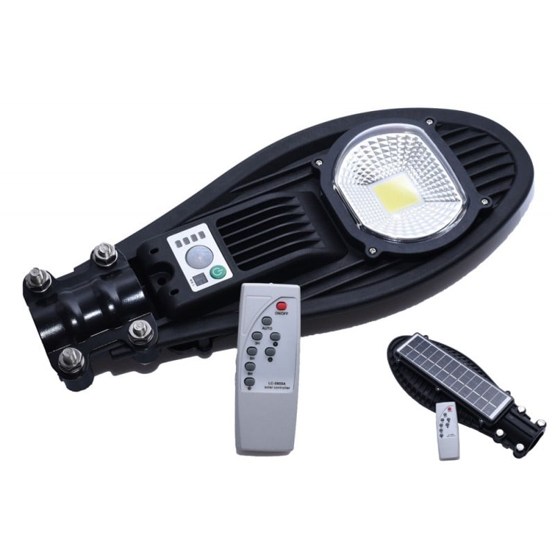 Lampă Solară 50W cu Senzor de Mișcare și Telecomandă, IP65, Q-18D031