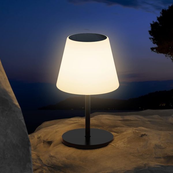 Lampă de Masă Solară RGBW cu Telecomandă, IP65, 27/41 cm, CLS-IL013