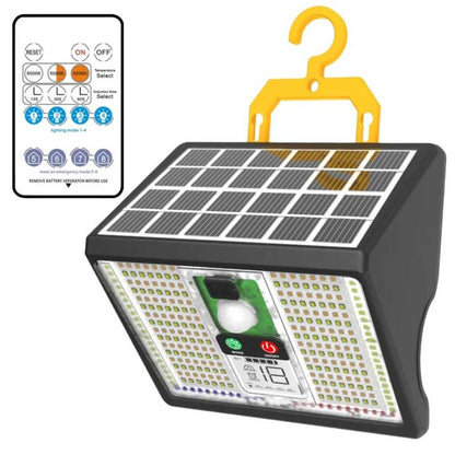 Lampă Solară LED Premium cu Senzor, Telecomandă, Magnet și Cârlig, CLS-IL056