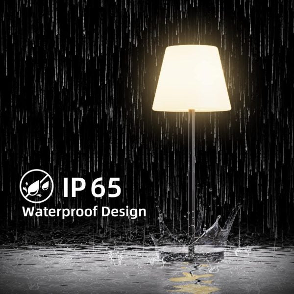 Lampă de Masă Solară RGBW cu Telecomandă, IP65, 27/41 cm, CLS-IL013
