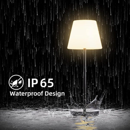 Lampă de Masă Solară RGBW cu Telecomandă, IP65, 27/41 cm, CLS-IL013