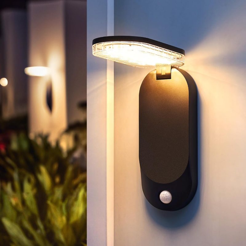 Lampă Solară LED Pliabilă cu Senzor de Mișcare, 600LM, IP65, pentru Perete, Alei și Curte, CLS-IL004