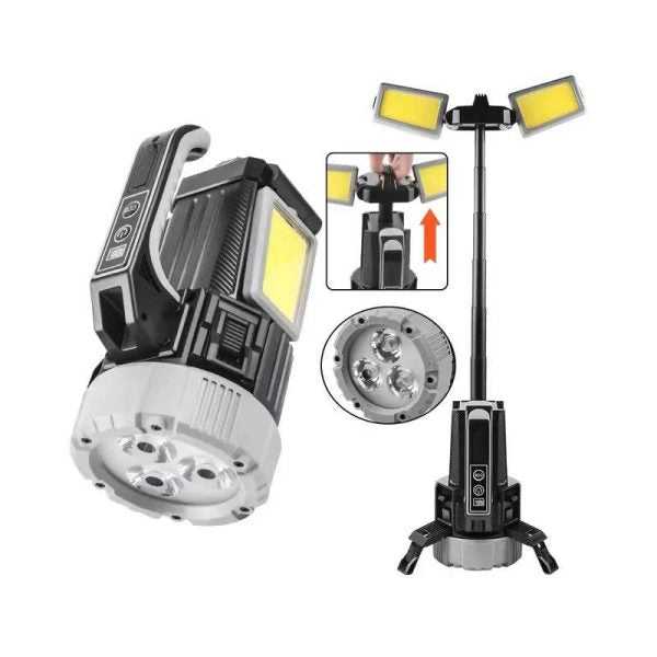 Lanternă LED Multifuncțională Premium 3 în 1, 2500LM, USB-C, Powerbank, CLS-IL053