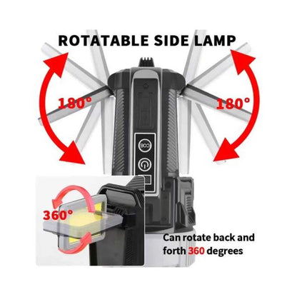 Lanternă LED Multifuncțională Premium 3 în 1, 2500LM, USB-C, Powerbank, CLS-IL053