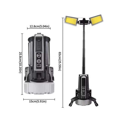 Lanternă LED Multifuncțională Premium 3 în 1, 2500LM, USB-C, Powerbank, CLS-IL053