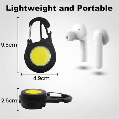 Mini Lanternă LED COB ClassLights USB-C, Magnet, 6 în 1, Tip Breloc, CLS-IL054
