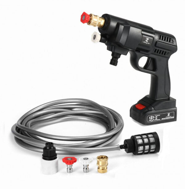 Aparat de Spălat cu Presiune Portabil 48V, 2 Acumulatori, 25 Bari, 8L/min, A-143-2