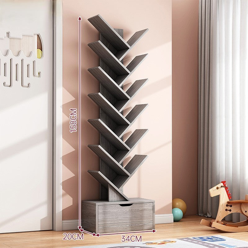 Raft depozitare carti in forma de copac 40 59 sau — Confort Practic Pentru Casa Ta