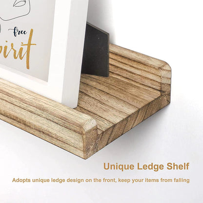Set 3 polite decorative din lemn — Confort Practic Pentru Casa Ta