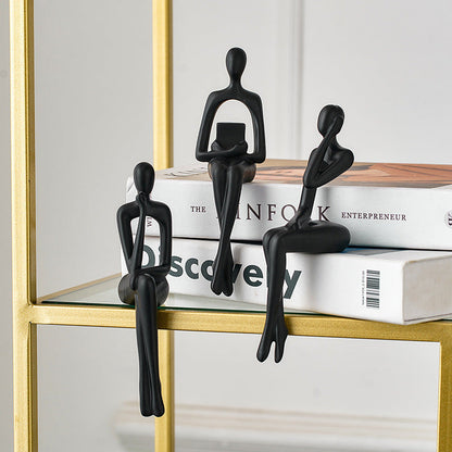Set 3 decorative aurii din rasina — Confort Practic Pentru Casa Ta