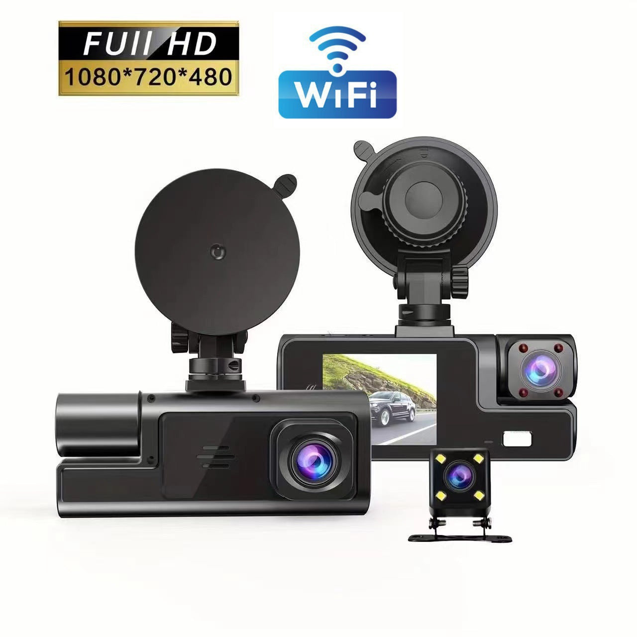 Camera auto tripla FullHD — Control și Siguranță Zi de Zi