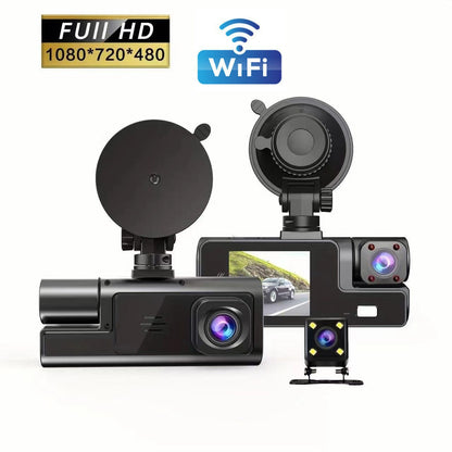 Camera auto tripla FullHD — Control și Siguranță Zi de Zi