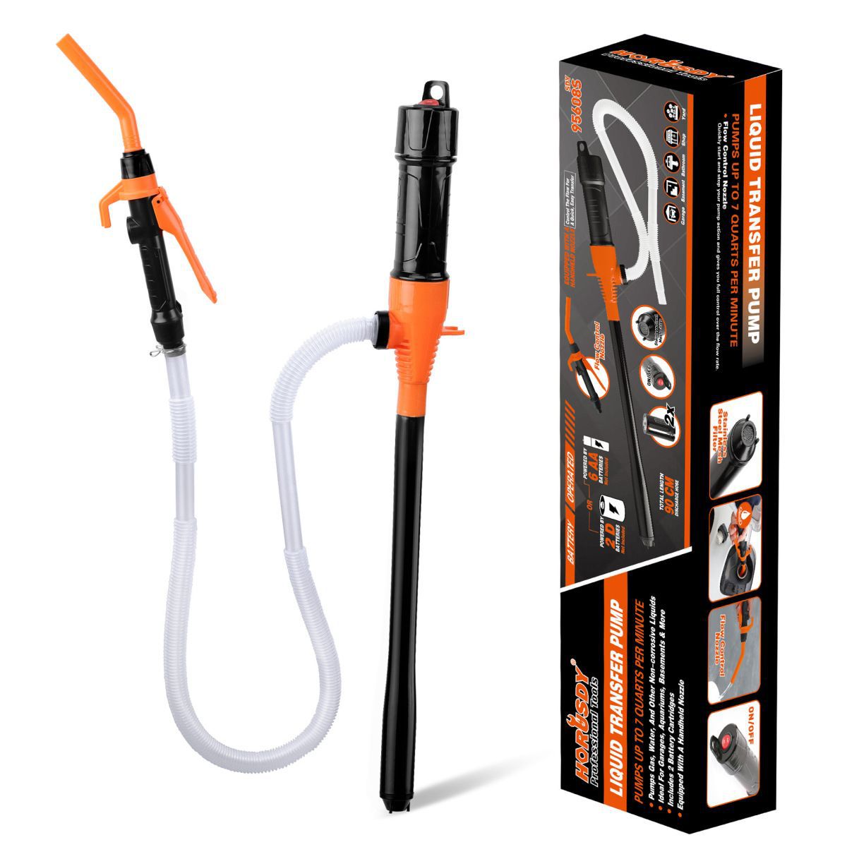 Pompa electrica transfer lichide 97 7 cm – cu furtun