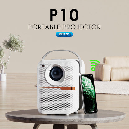Proiector Portabil P10 Full HD 1080p WiFi & Bluetooth — Utilitate Smart Zi de Zi