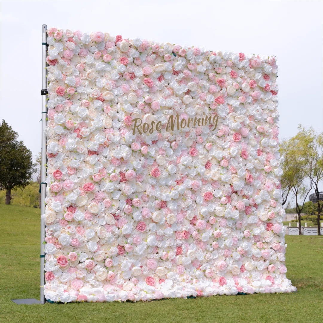 Panou Floral Artificial cu 56 de Trandafiri – 60 x