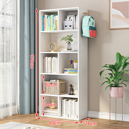 Raft biblioteca din PAL cu 5 rafturi — Confort Practic Pentru Casa Ta