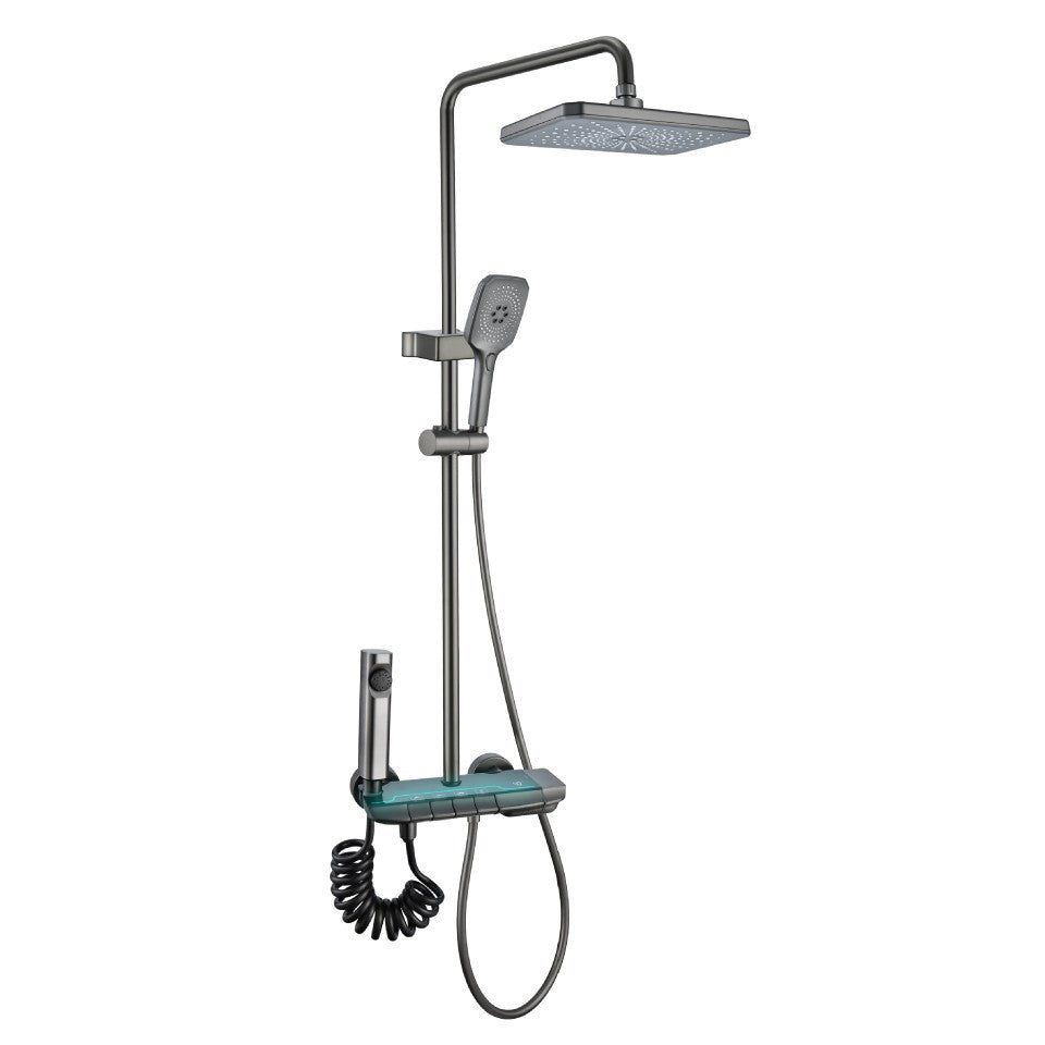 RESIGILAT - Coloana de Dus Smart Afisaj LED Ceas — Confort Practic Pentru Casa Ta