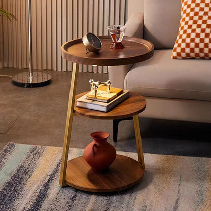 RESIGILAT - Masuta de cafea pentru living cu 3 polite — Confort Practic Pentru Casa Ta