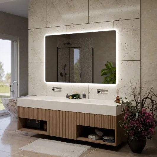 Oglinda Led Premium 80x60 — Confort Practic Pentru Casa Ta