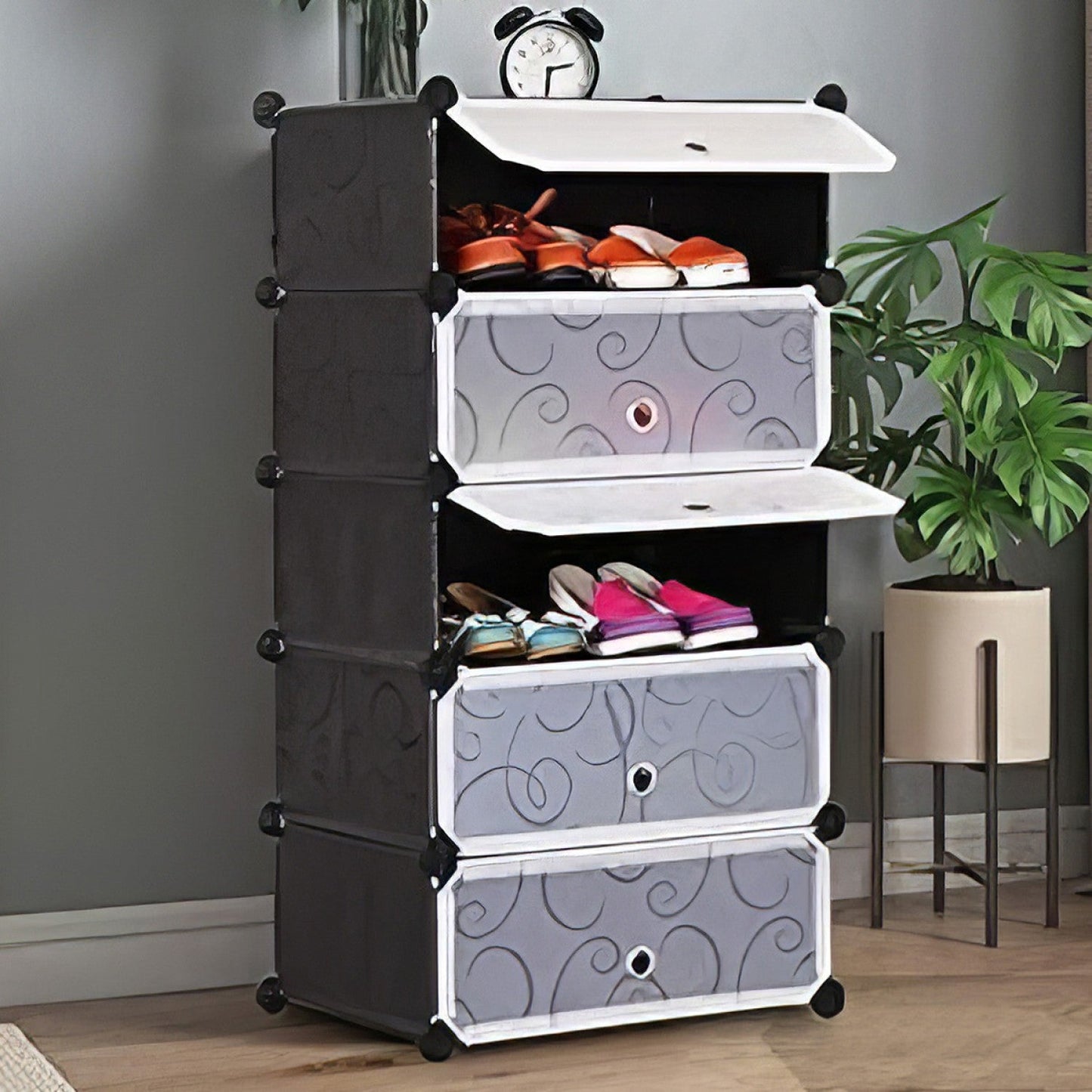 Dulapr Modular pentru Incaltaminte 85 x 47 x 37cm — Confort Practic Pentru Casa Ta