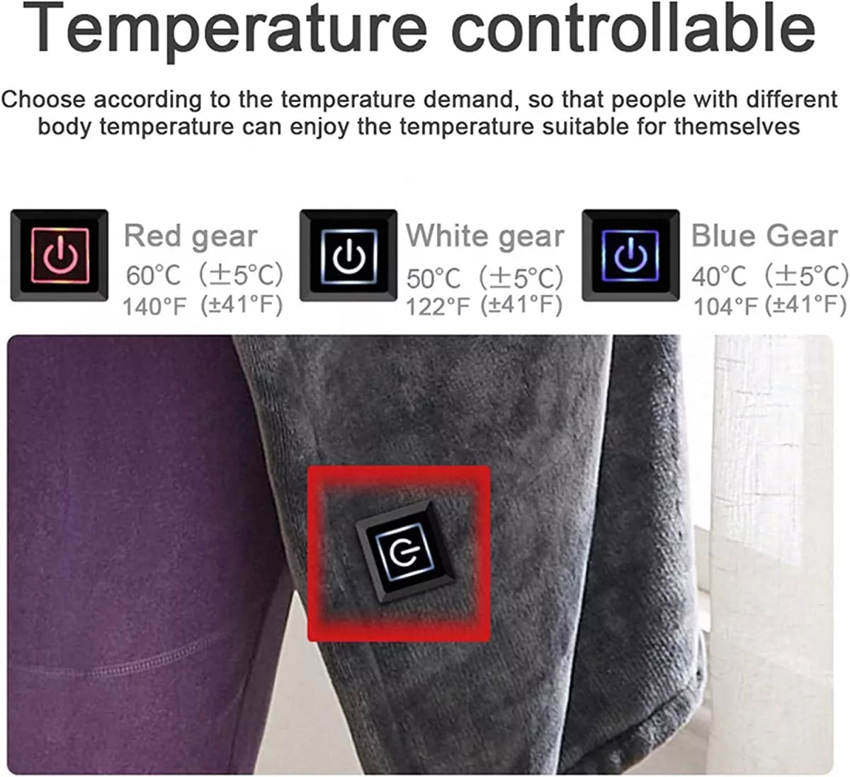 Patura electrica cu incalzire USB tip hoodie — Confort Personal Zi de Zi